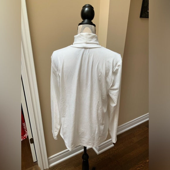 SAN FRANCISCO White Long Sleeve Turtle Neck Top Womens Size XL BRAND NEW - Picture 7 of 9